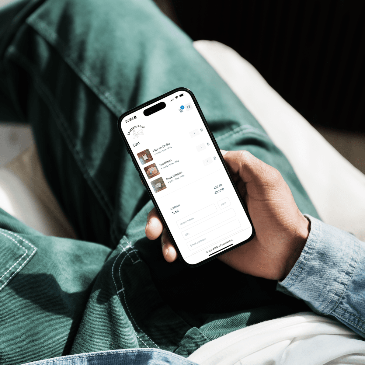 Create your own order page within minutes!